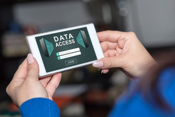 Data access concept on a smartphone