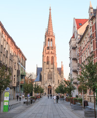 St. Mary's Church in Katowice (Polish: Kościół Mariacki ) is one of oldest churches in Katowice from 19th century. Neo-Gothic church is located in Srodmiescie district  - 229748419
