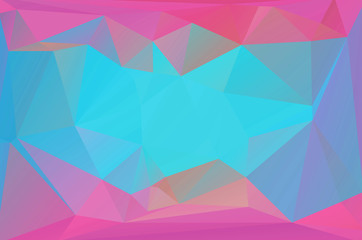 Obraz premium Geometric colorful low poly background with triangular polygons. Abstract design. 