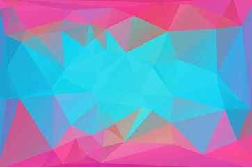 Geometric colorful low poly background with triangular polygons. Abstract design. 