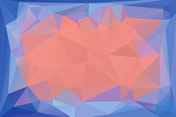 Geometric colorful low poly background with triangular polygons. Abstract design. 