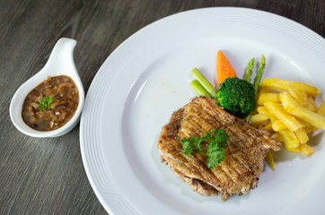 White meat steak