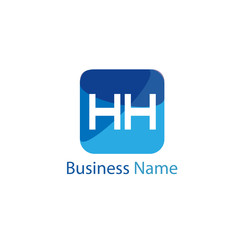Fototapeta premium Initial HH Letter Logo Design
