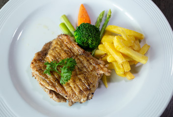 White meat steak