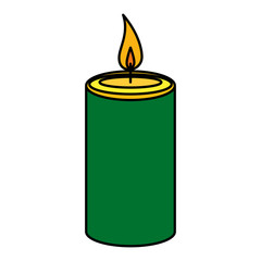 aromatherapy candle isolated icon