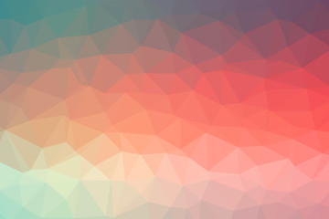 Geometric colorful low poly background with triangular polygons. Abstract design. 
