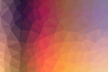 Geometric colorful low poly background with triangular polygons. Abstract design. 