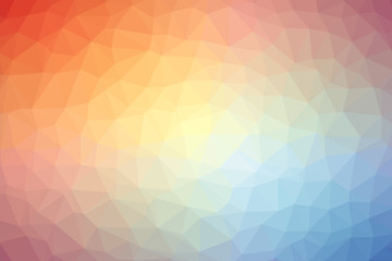 Geometric colorful low poly background with triangular polygons. Abstract design. 