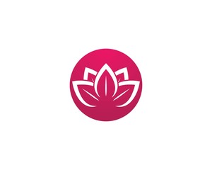 Beauty flower logo