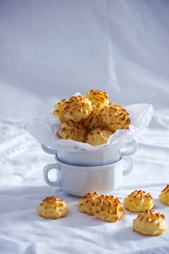 Vegan mashed potato rosettes