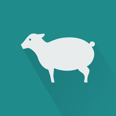 Silhouette icon sheep