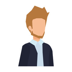 elegant businessman avatar character