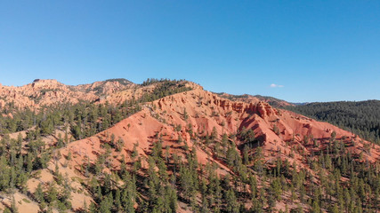 Red Canyon aerial view, Utah