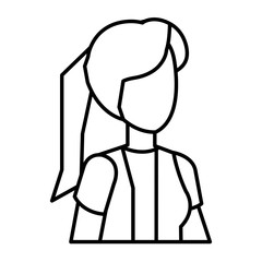 elegant businesswoman avatar character