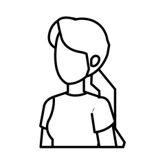 elegant businesswoman avatar character