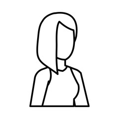 elegant businesswoman avatar character