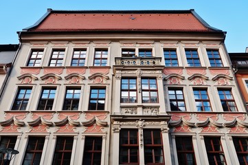 Obraz premium Bautzen, dekorative Hausfassade