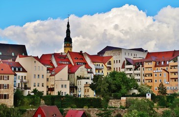 Bautzen, Altstadt mit Rathausturm
