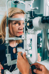 Ophthalmology. Slit lamp exam