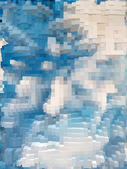 Vibrant dynamic cubes and vivid background for interesting and creative ideas. Suitable for web, print, wallpapers.