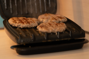 Burger Fleisch Gemüse