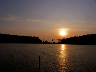 Obraz premium Sunset, Koh Chang, Thailand