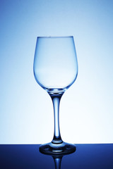 empty wine glass