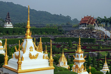 Naklejka premium Nong Nooch Tropical Botanical Garden, Pattaya, Thailand