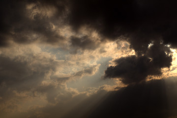 Fototapeta na wymiar dramatic sky with clouds,clouscape,weather,nature,light,storm,dark,