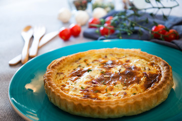 delicious scallops and vegetables pie
