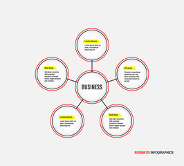 Step by step. Startup infographic template with 5 steps. Business concept. Vector illustration for marketing, research, statistics and analytics.