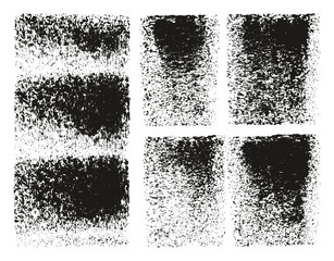 Fototapeta premium Paint Roller Rough Grunge Lines High Detail Abstract Vector Lines & Background Set 156