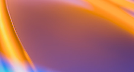 Neon light circle shape abstract background