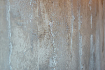 Fototapeta premium texture of the wall with gray handmade plaster