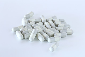 Fototapeta na wymiar Many tablets pills
