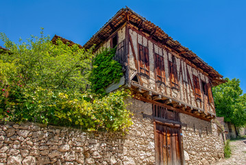 Karabuk, Turkey, 22 May 2013: Historic Mansions, Yoruk Village of Safranbolu