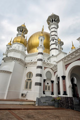 Fototapeta na wymiar Masjid Ubudiah at Bukit Chandan in Kuala Kangsar, Malaysia. - Masjid Ubudiah is ranking high on the list of Malaysia's most beautiful mosques.