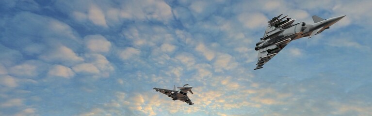 military fighter jets - modern armed military fighter jets flys in formation