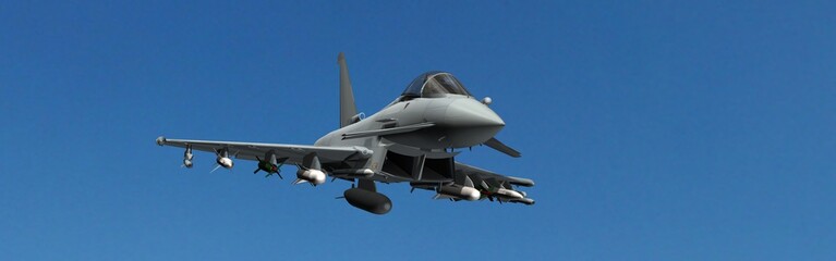 military fighter jets - modern armed military fighter jets flys in the sky