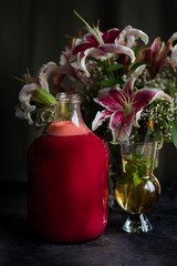 Beet watermelon gingerale