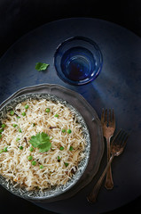 Cumin rice dish