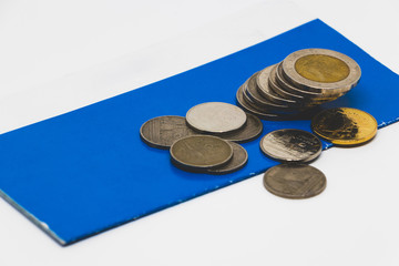 Save money and account banking for finance business concept. The concept of saving money