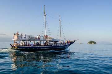 Obraz premium Sailboat on the sea