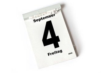 4. September 2020