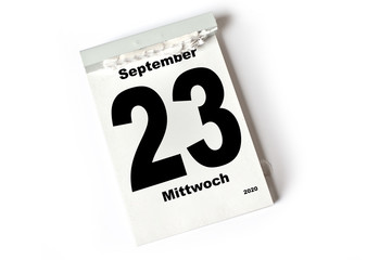 23. September 2020