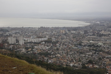 Panorama bird's eye view of Annaba, Algeria