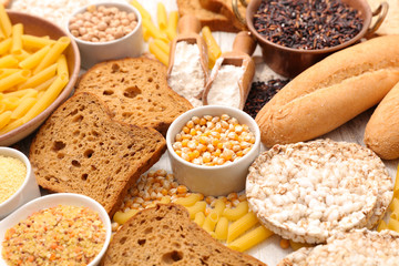selection of food gluten free