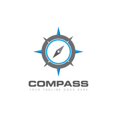 compass logo, icon, symbol, design template
