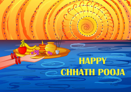 Festival Background Of Chhath Pooja Holiday In India