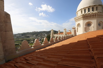 On top of a church, dome